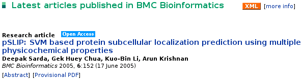 pslip article in bmc bioinformatics