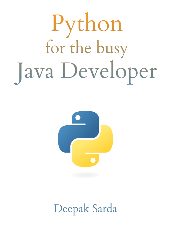 Python for the busy Java Developer book cover